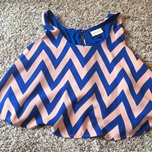 Fifty Street Chevron crop top